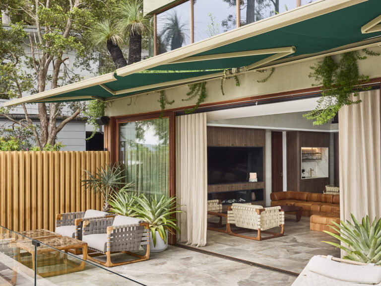 Outdoor blinds and awnings