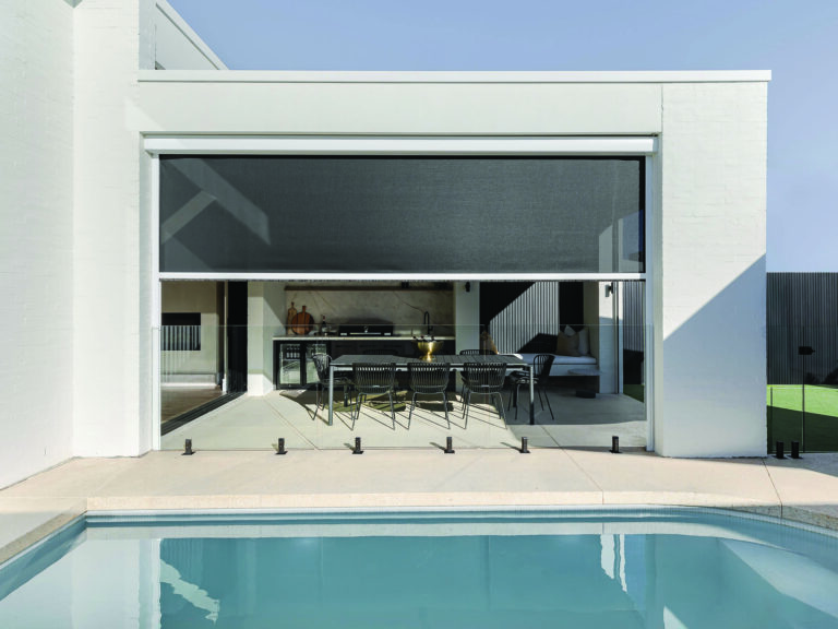 Outdoor blinds and awnings