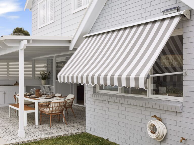Outdoor blinds and awnings
